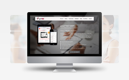 getsix® Mobile Reporting Landing Page