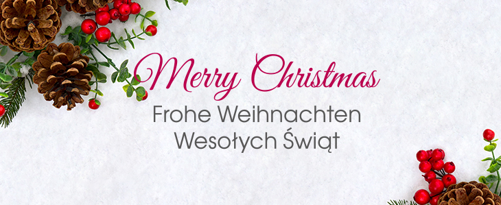 Merry Christmas! | Frohe Weihnachten! | Wesołych Świąt!