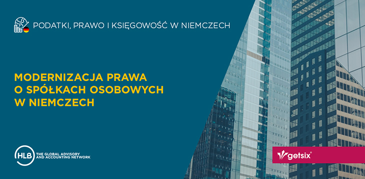 Modernizacja prawa o spółkach osobowych w Niemczech