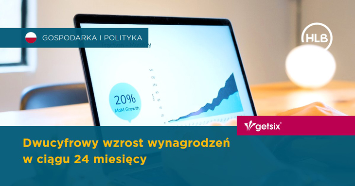 Dwucyfrowy wzrost wynagrodzeń w ciągu 24 miesięcy