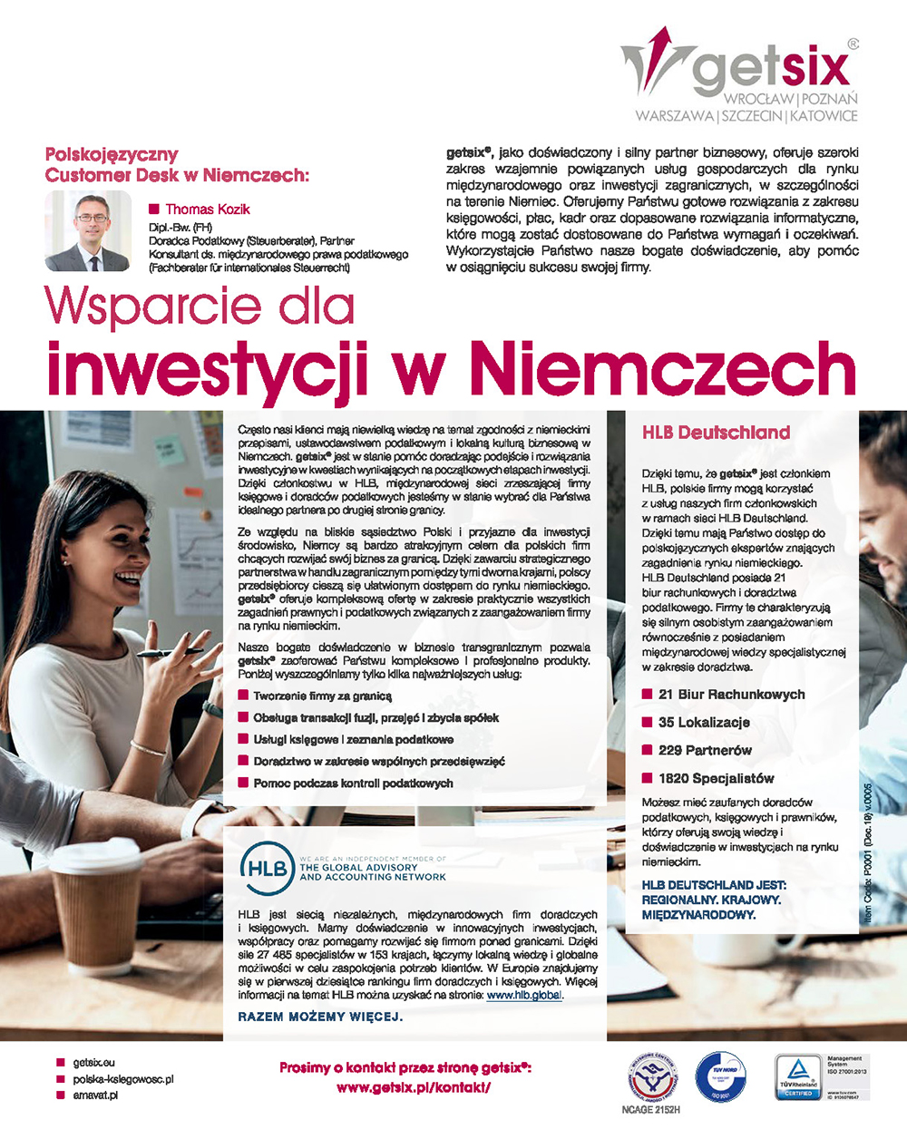 Wsparcie dla inwestycji w Niemczech