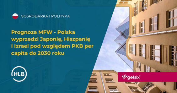 Prognoza MFW - Polska wyprzedzi Japonię, Hiszpanię i Izrael pod względem PKB per capita do 2030 roku
