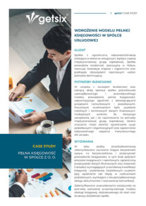 Wdrożenie modelu pełnej księgowości w spółce usługowej