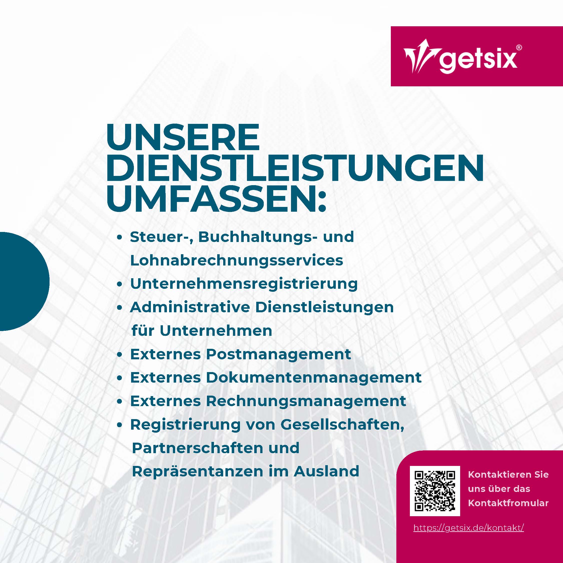 Unsere Dienstleistungen umfassen