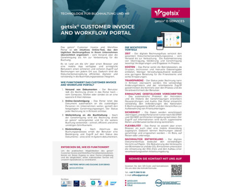 Invoice and Workflow Portal - flyer