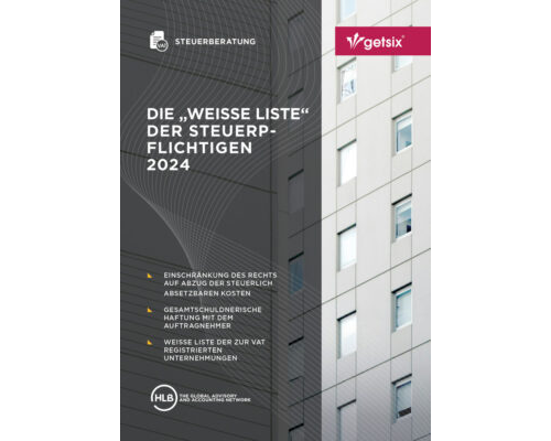 Die "Weisse Liste" der Steuerpflichtigen 2024