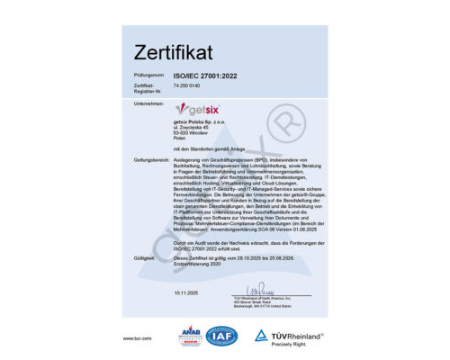 main certificate