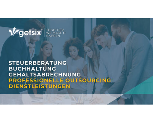 Präsentation von Dienstleistungen in den Bereichen Buchhaltung, HR und Lohnbuchhaltung