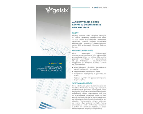 studium przypadku invoice portal